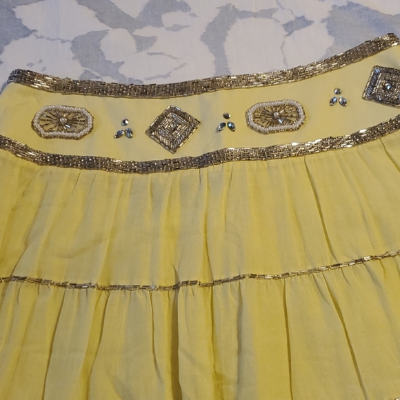 ABS by Allen Schwartz embellished maxi skirt - Picture 2 of 4